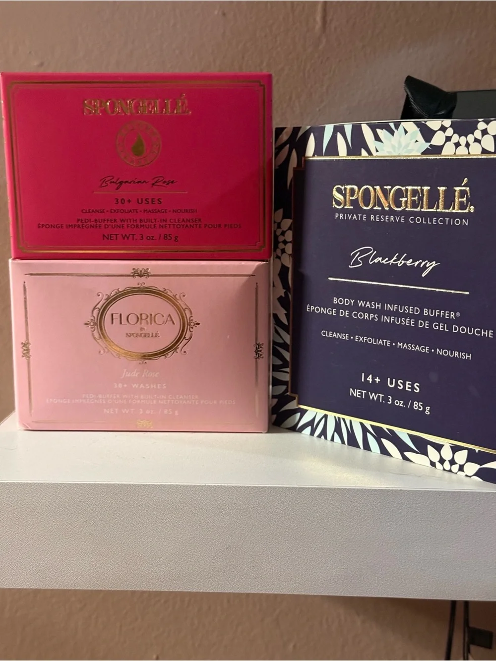 Spongelle- Blackberry, Bulgarian Rose and Jade Rose